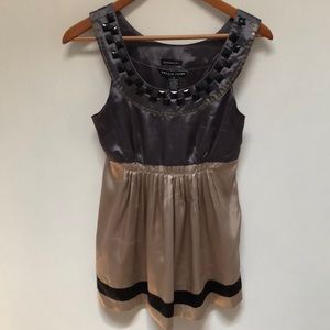 Antilia Femme Beaded satin tank - size M